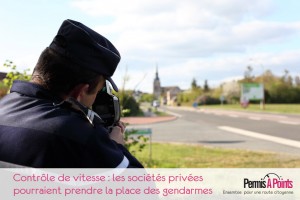 Contrôle de vitesse : les sociétés privées pourraient prendre la place des gendarmes