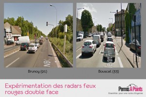 Expérimentation des radars feux rouges double face