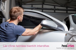 vitres teintées sur les portières avant