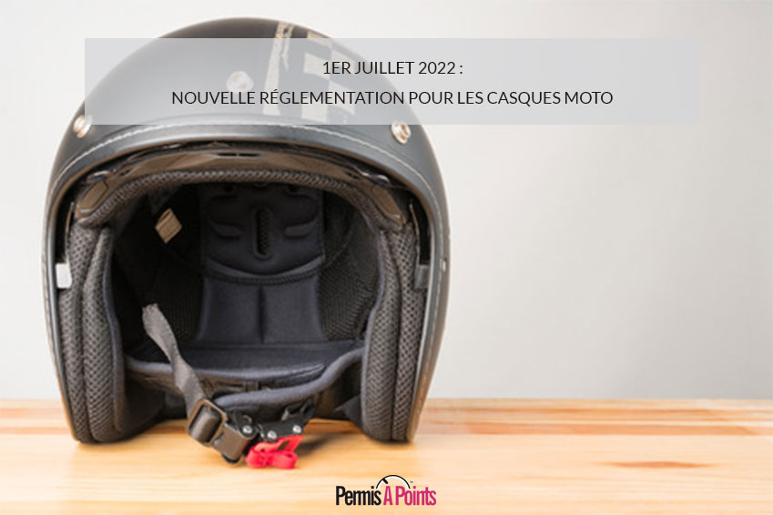 Casque moto : nouvelle norme à partir du 1er juillet 2022